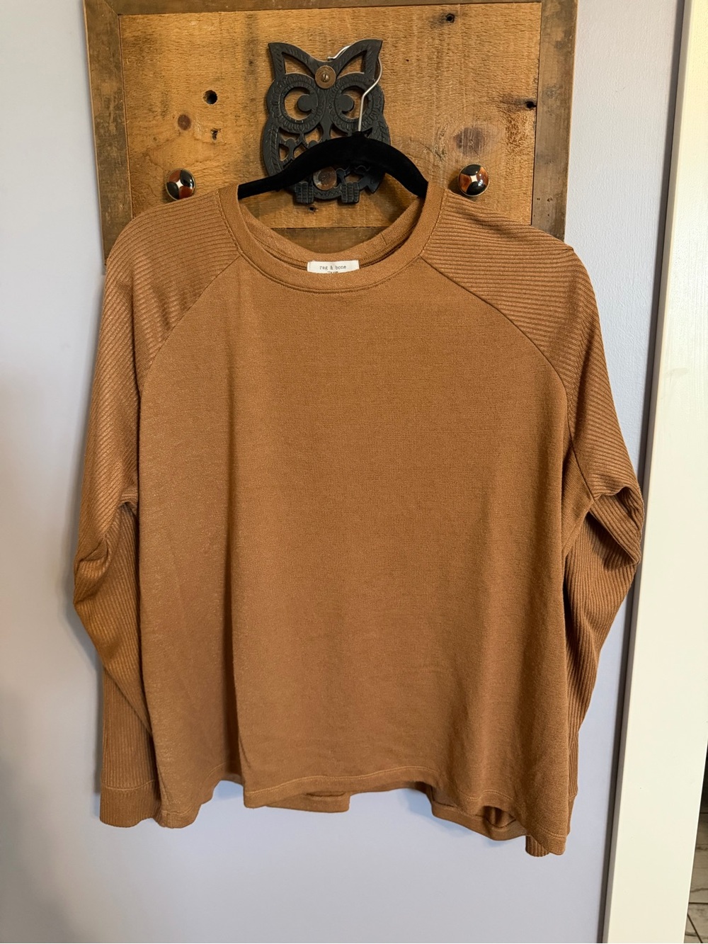 rag & bone Caramel Brown Crewneck Sweater